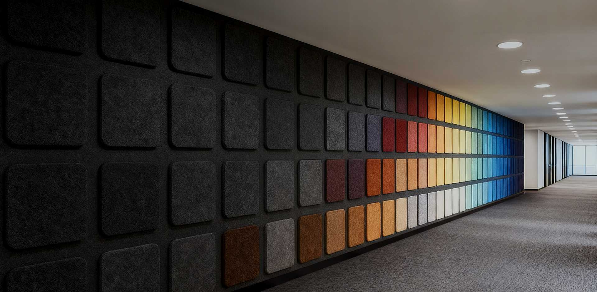Essential Wood Slat Acoustic Panel - real product photo